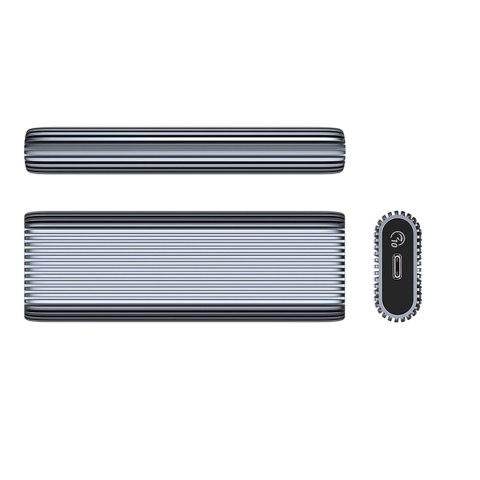 Kieszeń obudowa na dysk AM2C3-G2 M.2 NVME USB-C - szara