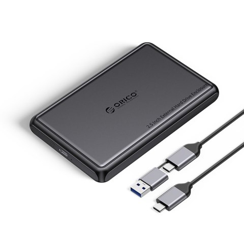 Kieszeń obudowa na dysk DDL25-C3 2.5'' HDD / SSD USB-C 5Gb/s - czarna