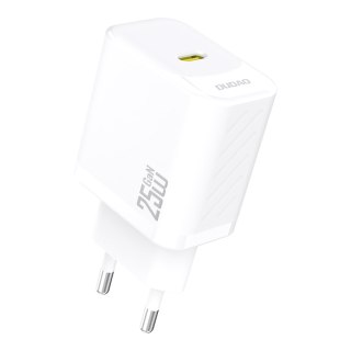 Ładowarka sieciowa 25W GaN USB-C - biała
