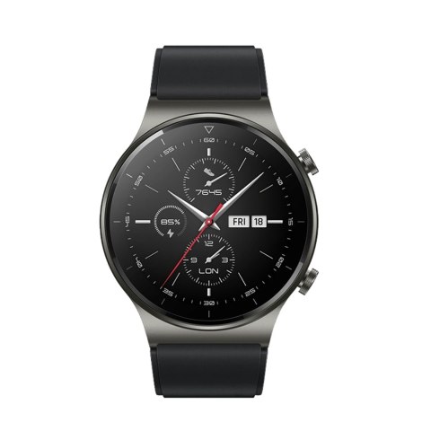 Pasek silikonowy do zegarka Huawei Watch GT 2/3/4/2 Pro/3 Pro/4 Pro/GT 2e 46mm - czarny