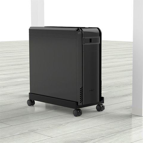 Podstawka CPB2 półka na komputer z kółkami - czarna