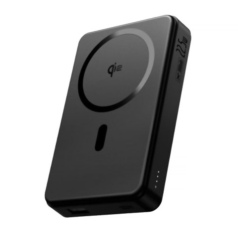 Powerbank Airpow II 10000mAh Qi2 MagSafe 22.5W z kablem USB-C 20V 3A 30cm - czarny