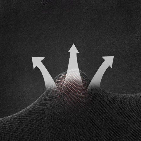 Rękawki przeciwsłoneczne kolarskie rowerowe z filtrem UPF50+ 3 szt. - czarne