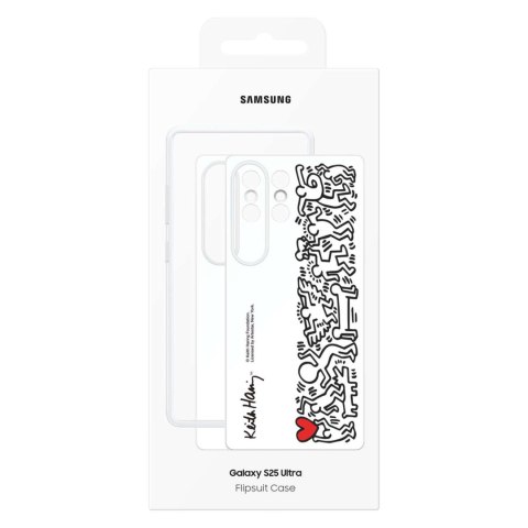 Etui silikonowe Samsung Flipsuit Case do Samsung Galaxy S25 Ultra - białe