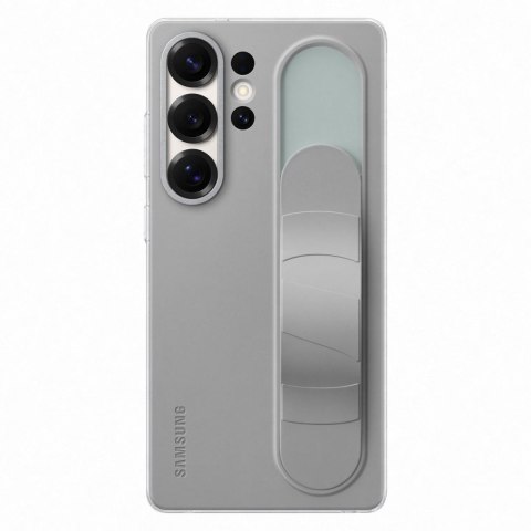 Etui silikonowe Samsung Standing Grip Case z uchwytem podstawką do Samsung Galaxy S25 Ultra - szare