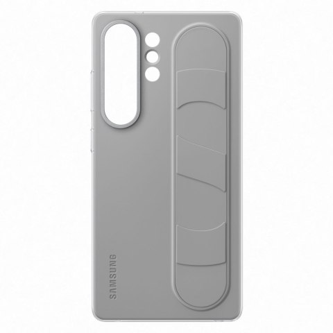Etui silikonowe Samsung Standing Grip Case z uchwytem podstawką do Samsung Galaxy S25 Ultra - szare