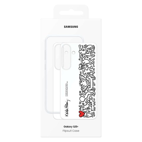 Etui silikonowe plecki Samsung Flipsuit Case do Samsung Galaxy S25 - białe
