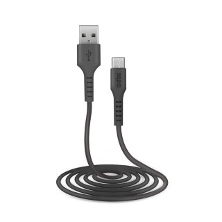 Kabel przewód USB-A - Micro-USB 2m - czarny