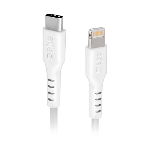 Kabel przewód USB-C - iPhone Lightning 2m - biały