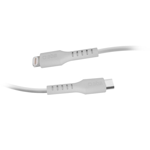 Kabel przewód USB-C - iPhone Lightning 2m - biały