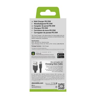 Ładowarka sieciowa Power Delivery USB-C 25W - czarna