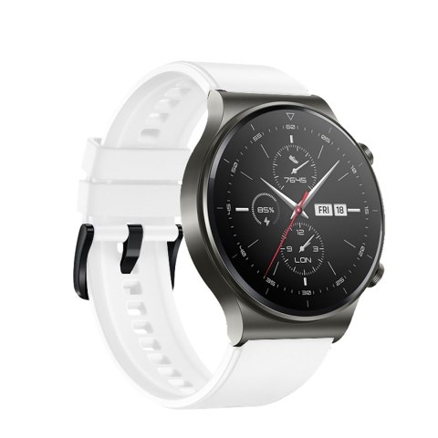 Pasek silikonowy do zegarka Huawei Watch GT 2/3/4/2 Pro/3 Pro/4 Pro/GT 2e 46mm - biały