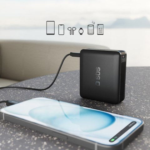 Powerbank 10000 mAh Power Delivery - czarny
