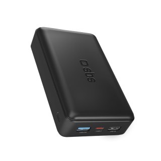 Powerbank 20000 mAh USB-A USB-C - czarny