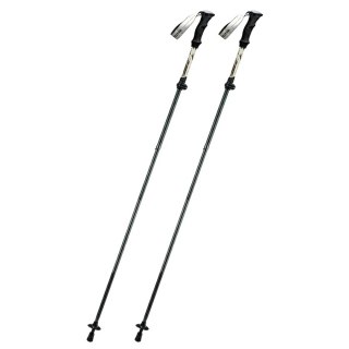 Kijki trekkingowe nordic walking aluminiowe 110 - 130 cm - brązowe