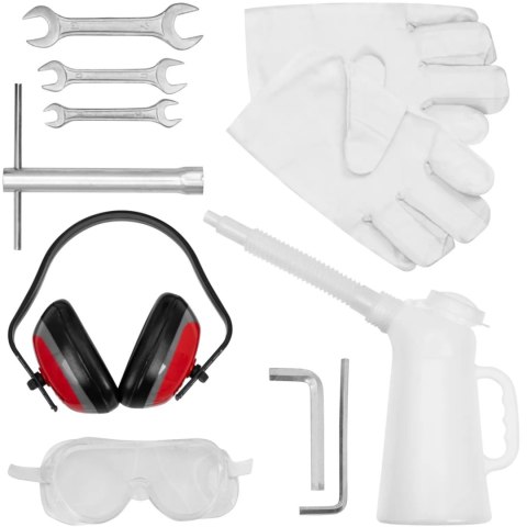 Łuparka rębak spalinowy do drewna gałęzi o śr. 12 cm 6.5 l 18 KM