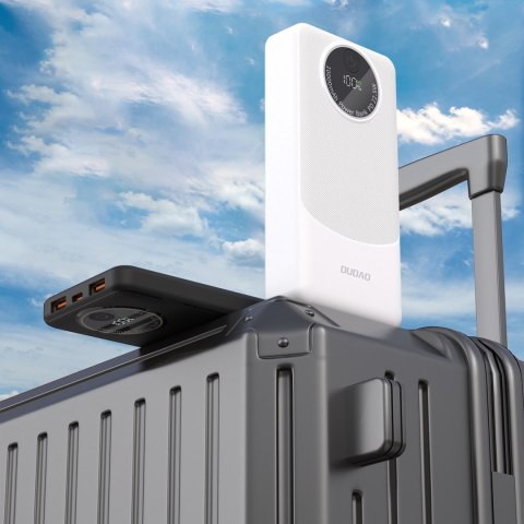 Powerbank K12 10000mAh USB-A USB-C PD22.5W - czarny