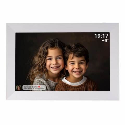 Ramka cyfrowa do zdjęć PFF-1012WMK2 10.1'' 16 GB microSD Wi-Fi - biała