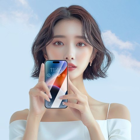 Szkło hartowane z antyrefleksem na iPhone 15/16