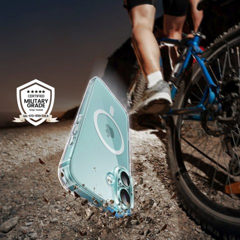 Etui case na iPhone 16 Classy Clear Magnetic z MagSafe - przezroczyste