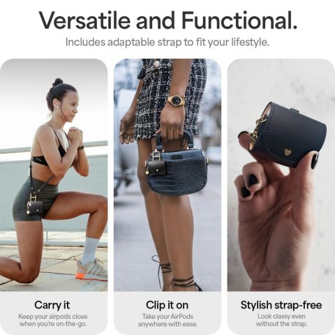 Etui na słuchawki AirPods 4 Cyrill Mini Bag - czarny