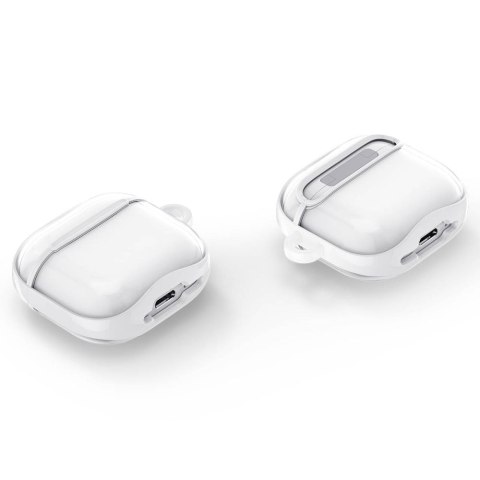 Etui na słuchawki AirPods 4 Ultra Hybrid - białe