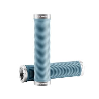 Gripy chwyty rowerowe skręcane antypoślizgowe - niebieskie