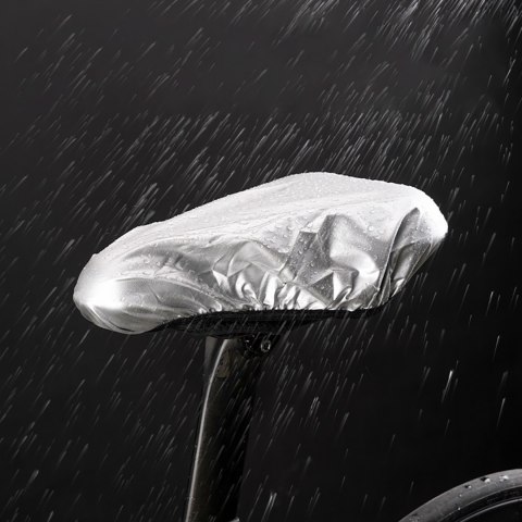 Pokrowiec nakładka na siodełko rowerowe rozmiar S - szary