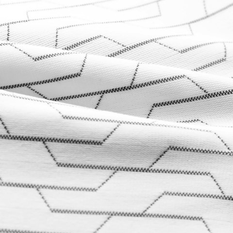 Rękawiczki sportowe rowerowe pełne wiosenno-letnie rozmiar L - biało-czarne