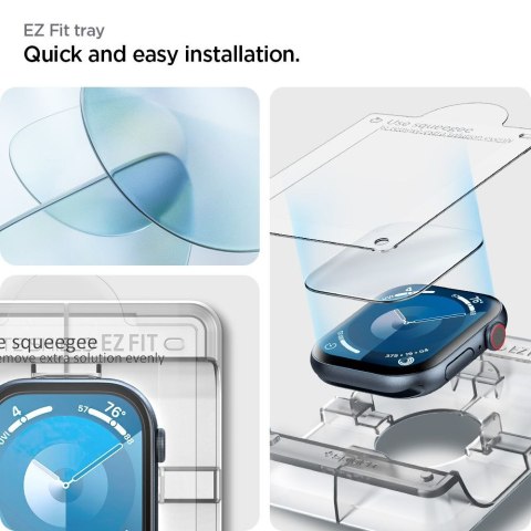 Szkło hybrydowe na Apple Watch 10 46 mm przezroczyste - 2 szt.