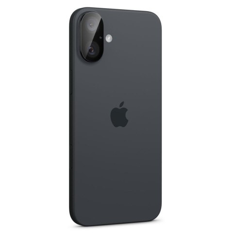 Szkło na aparat do iPhone 16 / 16 PLUS czarne - 2 szt.