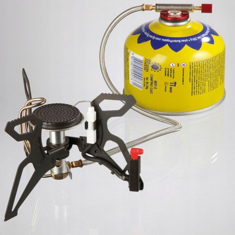 Kuchenka turystyczna z podgrzewaczem gazu i piezozapalnikiem SPIDER PRO 3kW