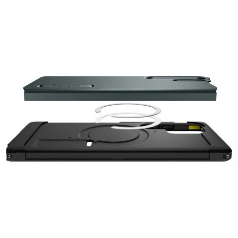 Etui case na Samsung Galaxy S25 Ultra Tough Armor MagSafe - zielony