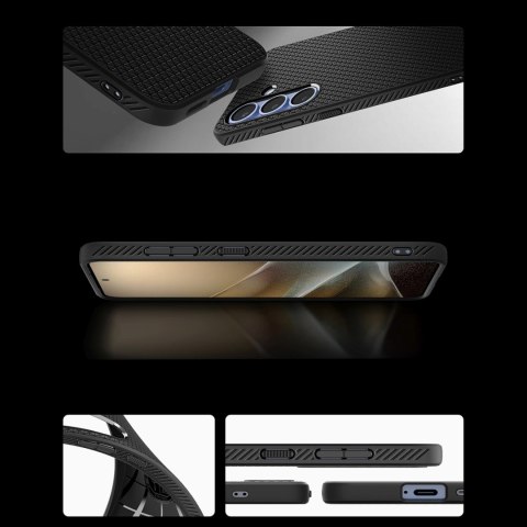 Etui na Samsung Galaxy S25+ Liquid Air - czarny mat