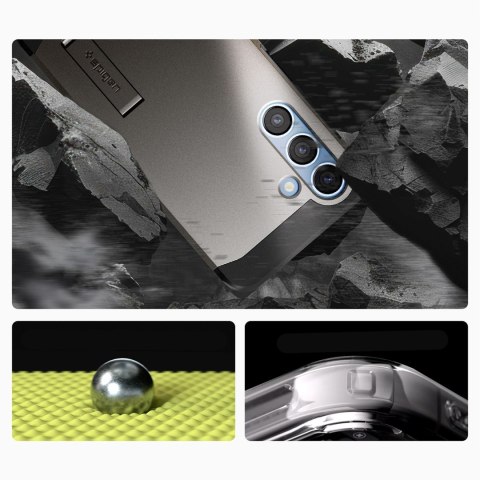 Etui pokrowiec na Samsung Galaxy S25+ Tough Armor MagSafe - szare