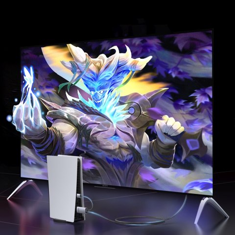 Kabel kierunkowy HDMI - DisplayPort 4K 60Hz 2m - szary