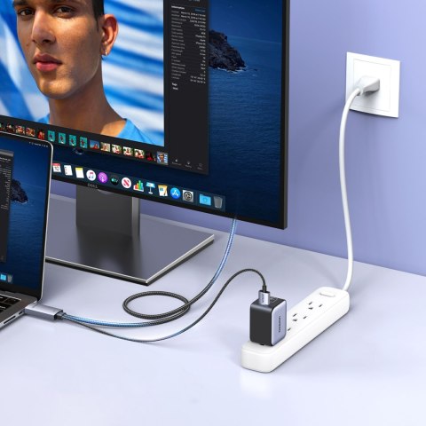 Kabel kierunkowy HDMI - DisplayPort 4K 60Hz 2m - szary