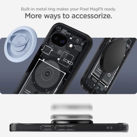 Etui case na Google Pixel 9A Zero One Ultra Hybrid Mag MagSafe - czarne