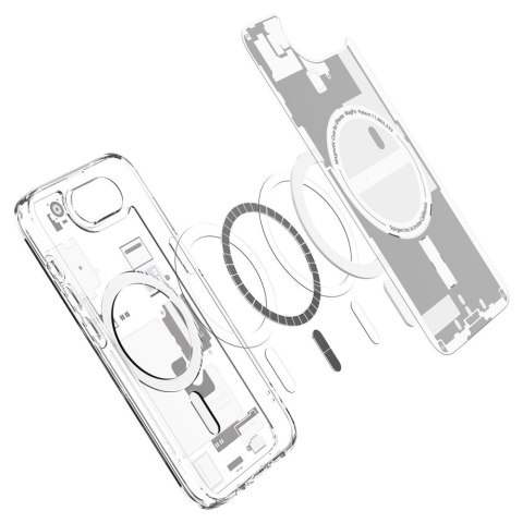 Etui case na iPhone 16e Zero One Ultra Hybrid MagSafe - białe