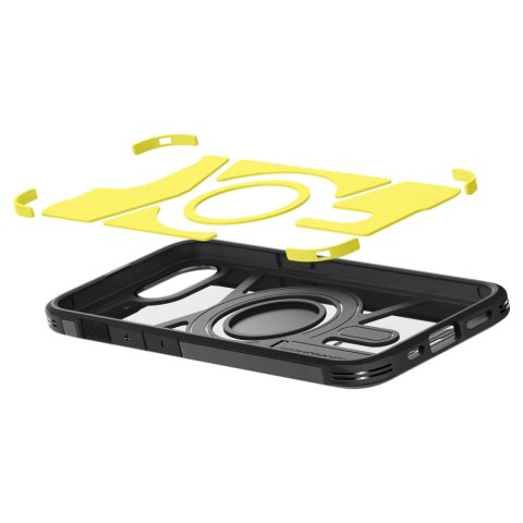 Etui case na iPhone 16e z podstawką Tough Armor MagSafe - czarne