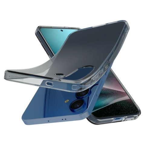 Etui na Samsung Galaxy S25 Liquid Crystal - czarne przezroczyste