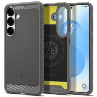 Etui na Samsung Galaxy S25 Rugged Armor Mag MagSafe - szare