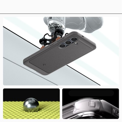 Etui na Samsung Galaxy S25 Rugged Armor Mag MagSafe - szare