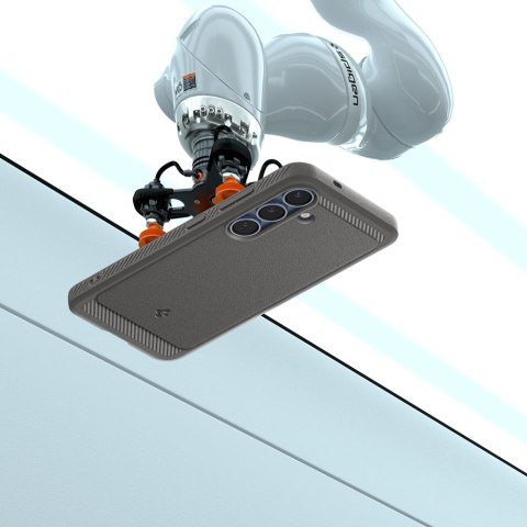 Etui na Samsung Galaxy S25 Rugged Armor Mag MagSafe - szare