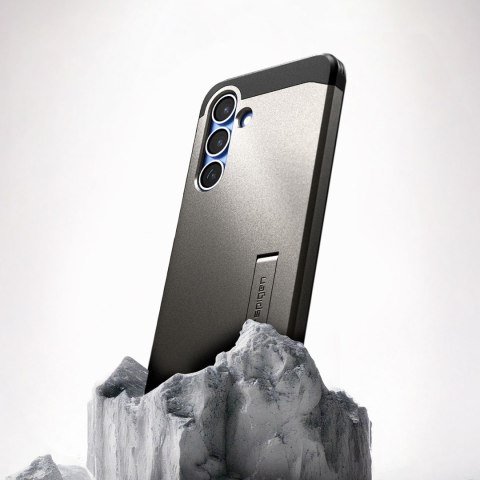 Etui na Samsung Galaxy S25 z podstawką Tough Armor MagSafe - szare