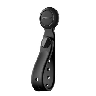 Opaska na kable silikonowa z magnesem czarna - zestaw 6 szt.