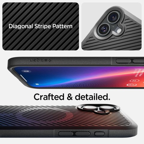 Etui case na iPhone 16 Core Armor Mag z MagSafe - czarny mat