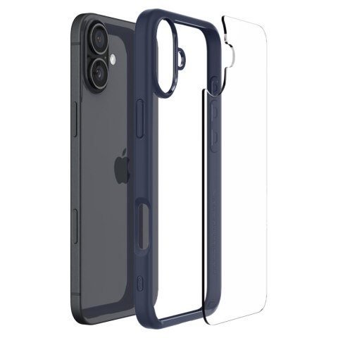 Etui ochronne na iPhone 16 Ultra Hybrid - przezroczysto niebieskie