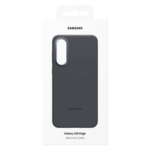 Etui case Samsung na Samsung Galaxy S25 Edge Silicone Cover - czarne