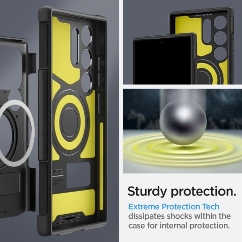 Etui case na Samsung Galaxy S24 Ultra Slim Armor MagSafe - czarne